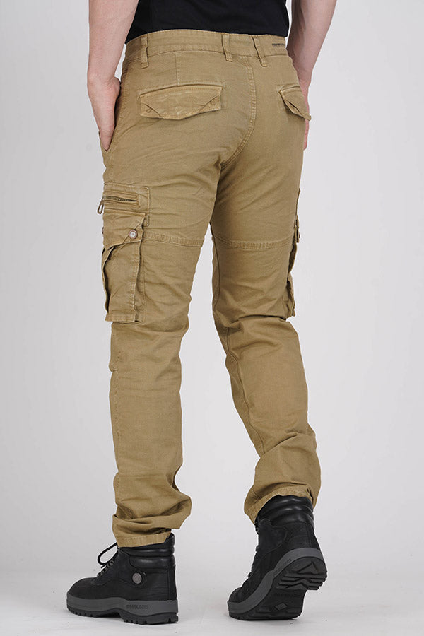 Lt Khaki Regular Fit Cargo Pant