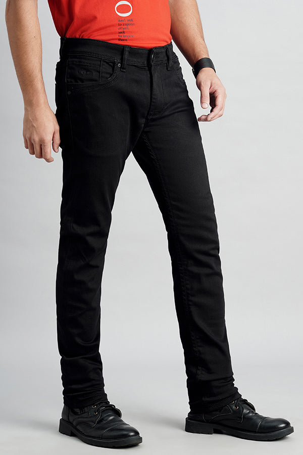 Black_4 5 Pocket Mid-Rise Jeans (Lennon Fit)