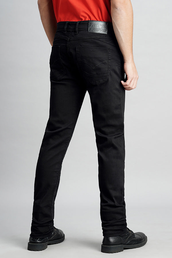 Black_4 5 Pocket Mid-Rise Jeans (Lennon Fit)