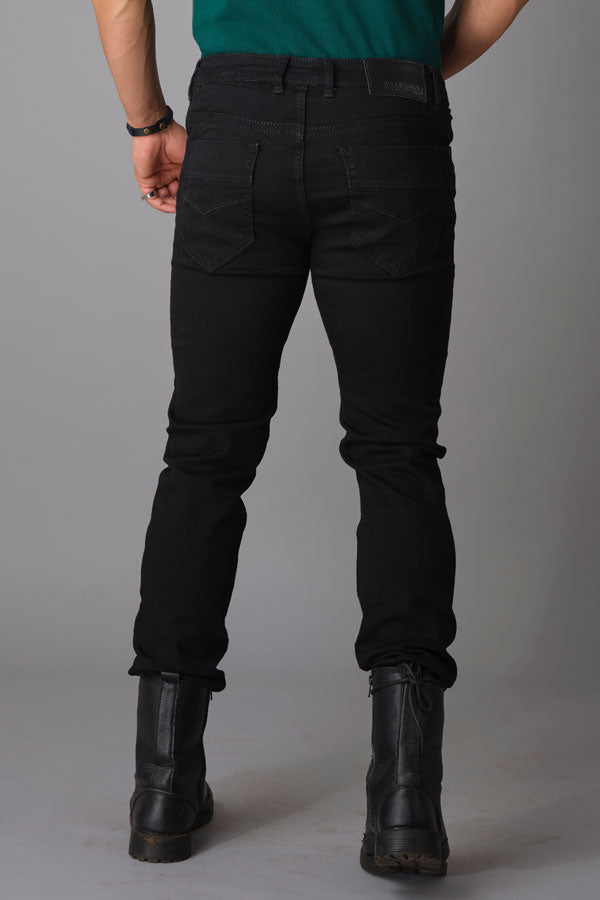 BLACK 5 POCKET MIDRISE, REGULAR AND STREIGHT FIT JEANS (MORRISON)