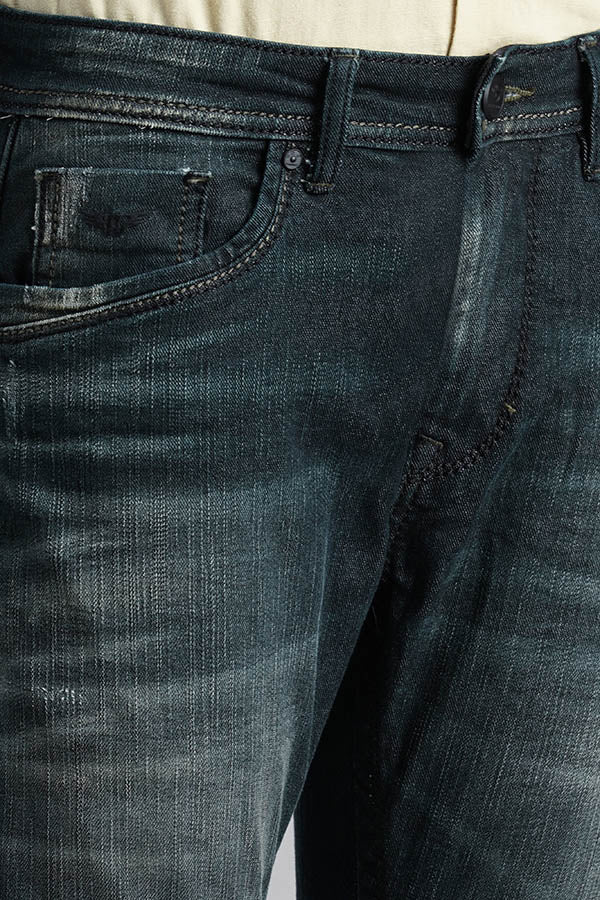 Dk Green 5 Pocket Low-Rise Ankle Length Jeans (Springsteen Fit)