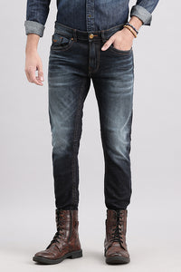 Dk Blue 5 Pocket Low-Rise Ankle Length Jeans (Springsteen Fit)