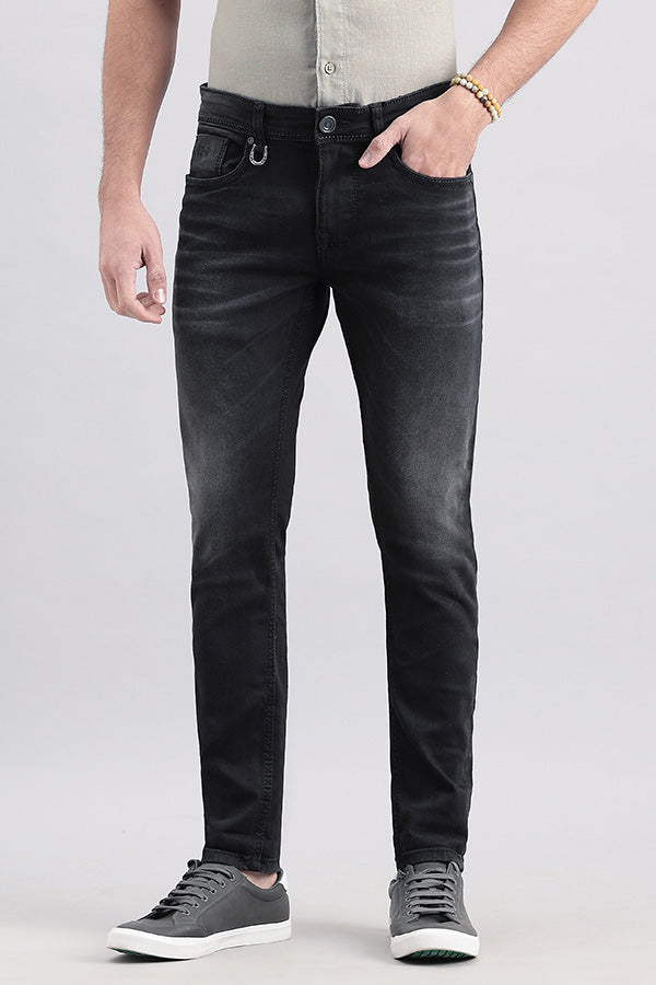 Charcoal 5 Pocket Low-Rise Ankle Length Jeans (Springsteen Fit)