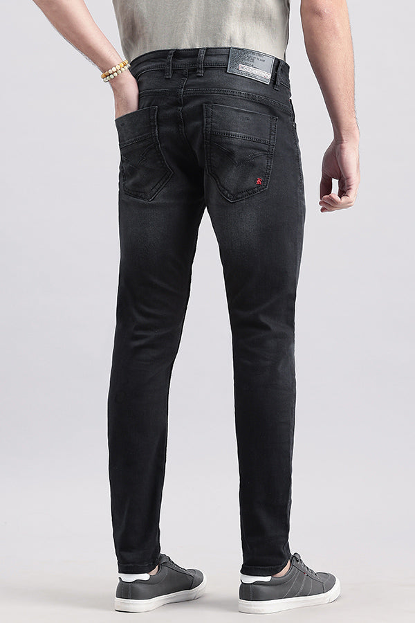 Charcoal 5 Pocket Low-Rise Ankle Length Jeans (Springsteen Fit)