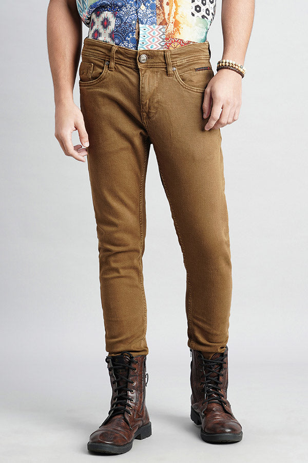 Dk Khaki 5 Pocket Low-Rise Ankle Length Jeans (Springsteen Fit)