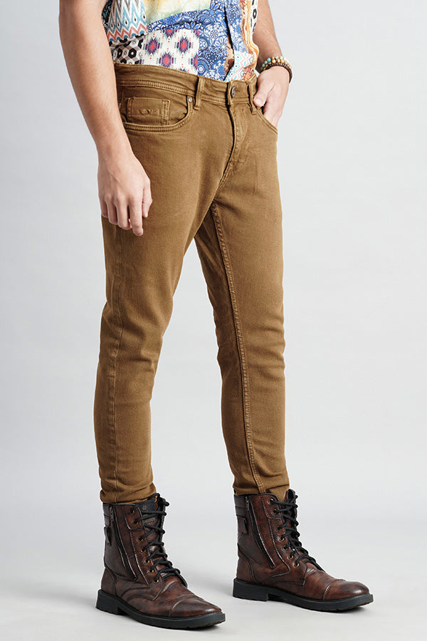 Dk Khaki 5 Pocket Low-Rise Ankle Length Jeans (Springsteen Fit)