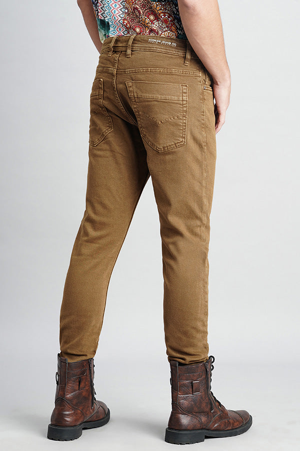 Dk Khaki 5 Pocket Low-Rise Ankle Length Jeans (Springsteen Fit)
