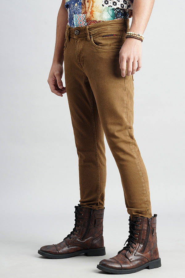 Dk Khaki 5 Pocket Low-Rise Ankle Length Jeans (Springsteen Fit)