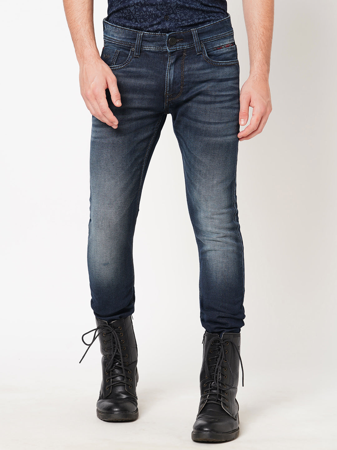 Dk Blue 5 Pocket Mid-Rise Jeans (Lennon)