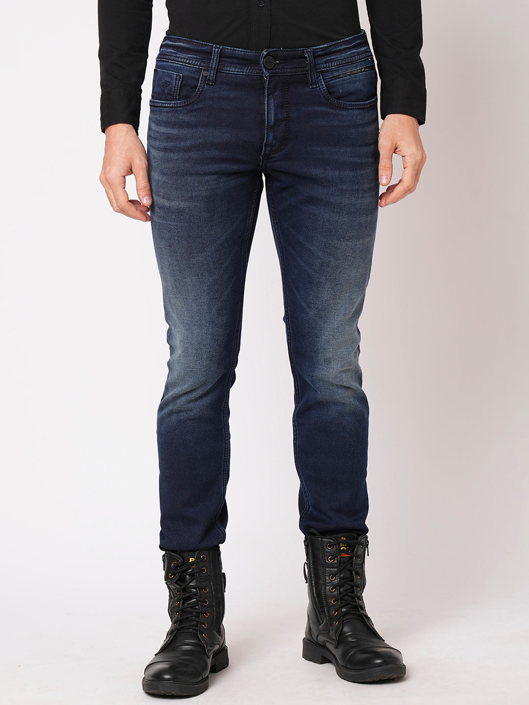 Dk Blue 5 Pocket Mid-Rise Jeans (Lennon)