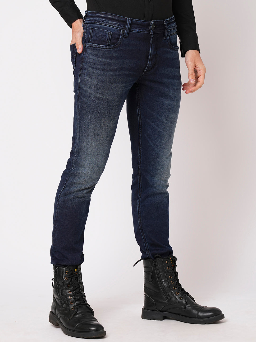 Dk Blue 5 Pocket Mid-Rise Jeans (Lennon)