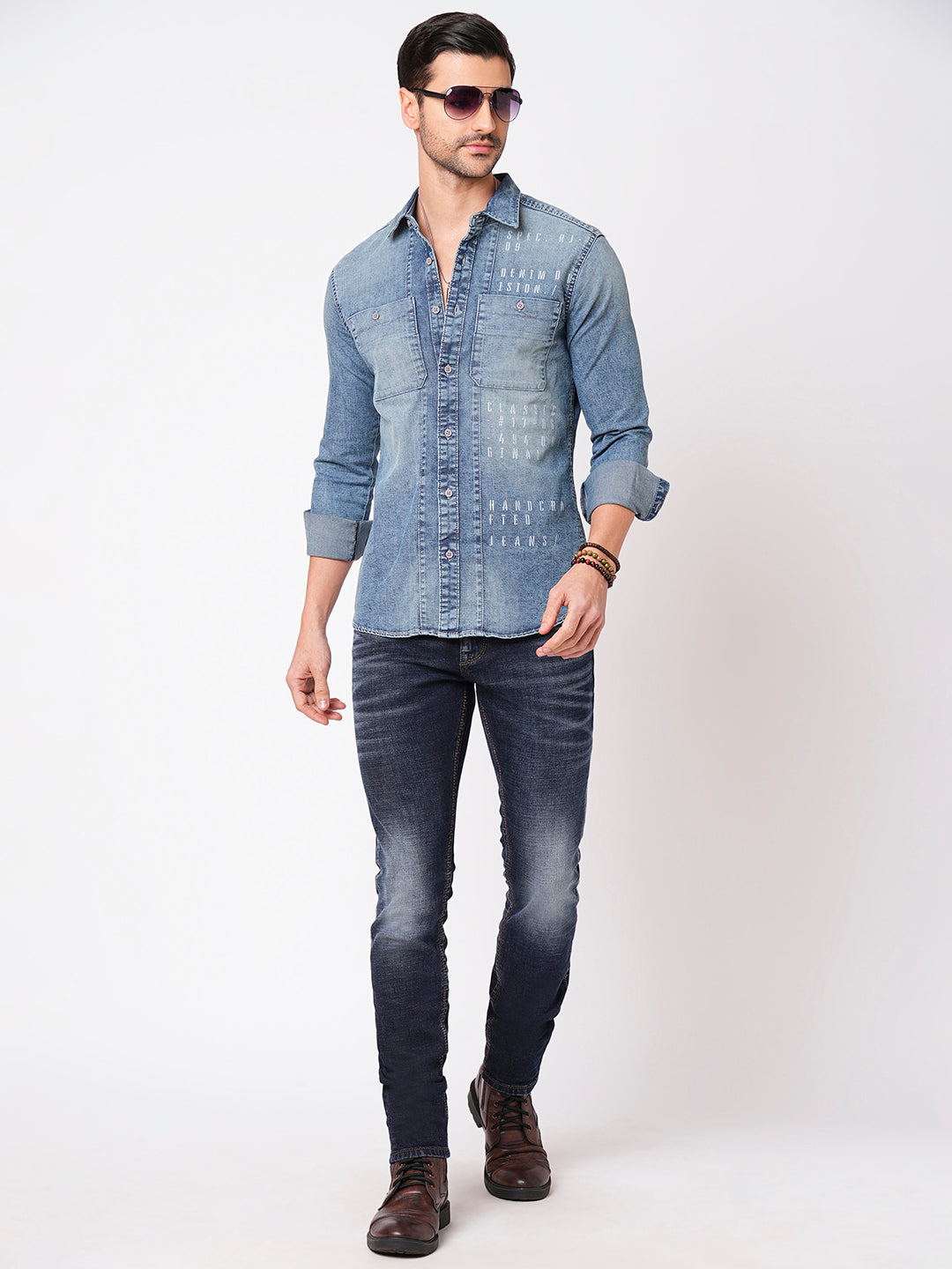 Dk Blue 5 Pocket Mid-Rise Jeans (Lennon)