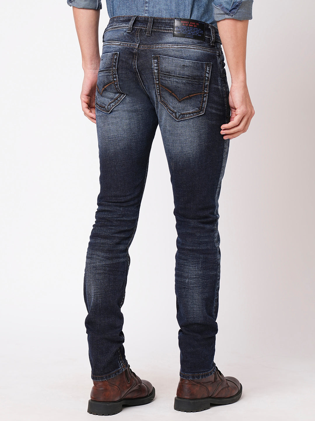 Dk Blue 5 Pocket Mid-Rise Jeans (Lennon)