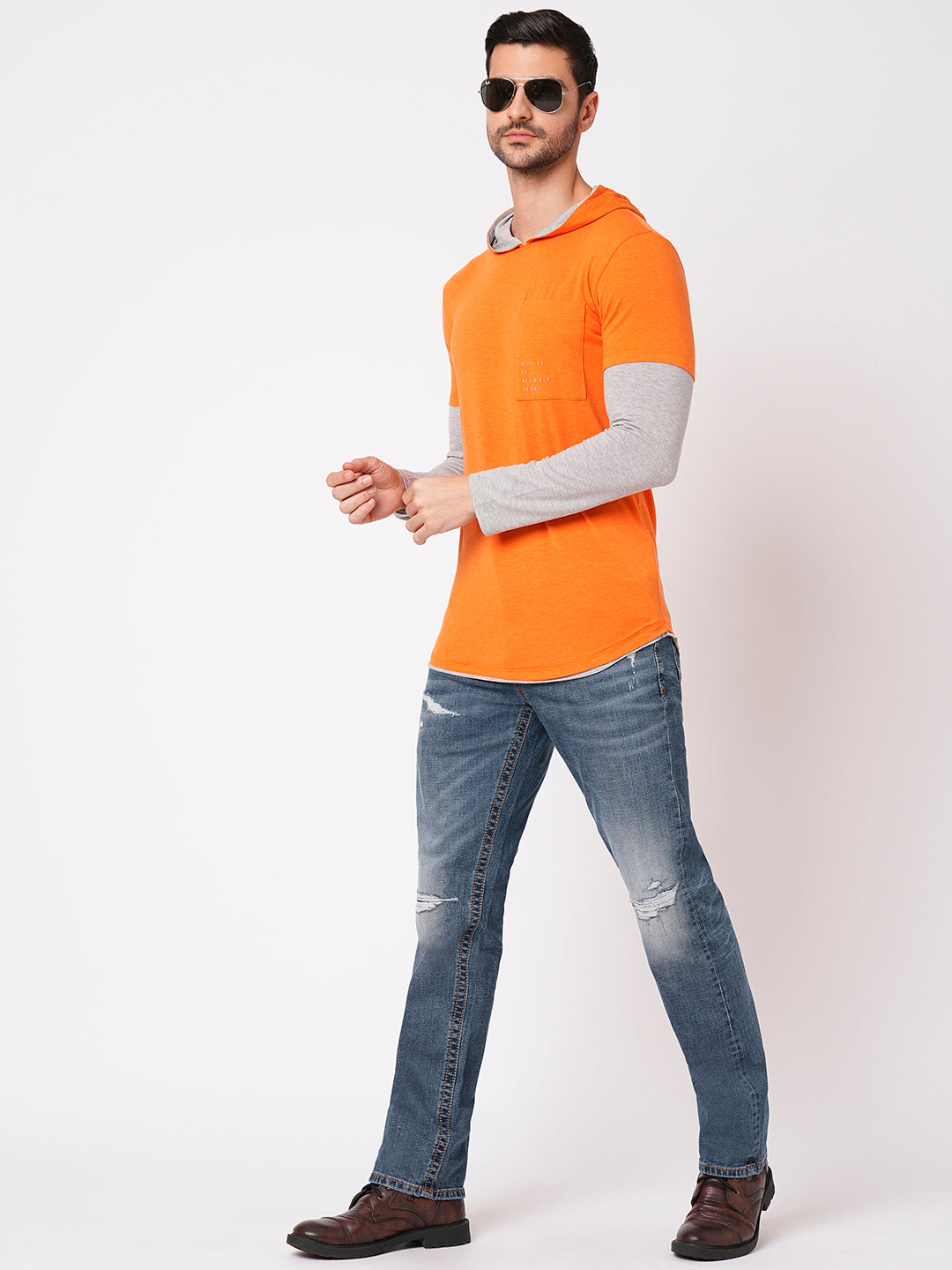 Med Blue 5 Pocket Midrise, Comfort And Streight Fit Jeans (Jesse Fit)