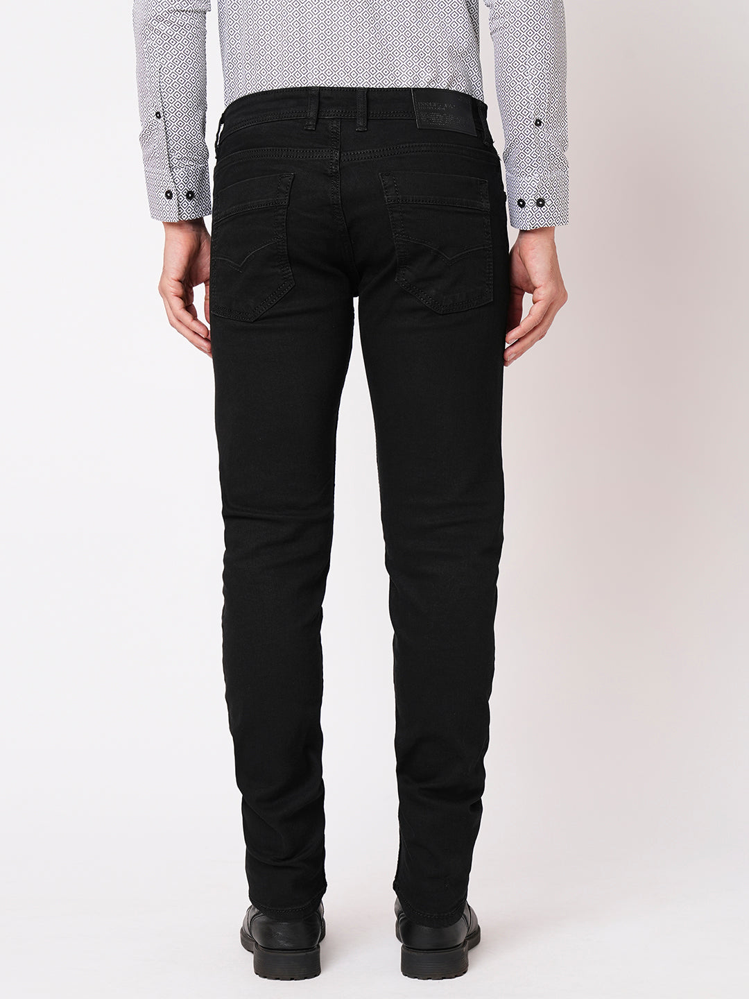 Black 5 Pocket Mid-Rise Jeans (Lennon)