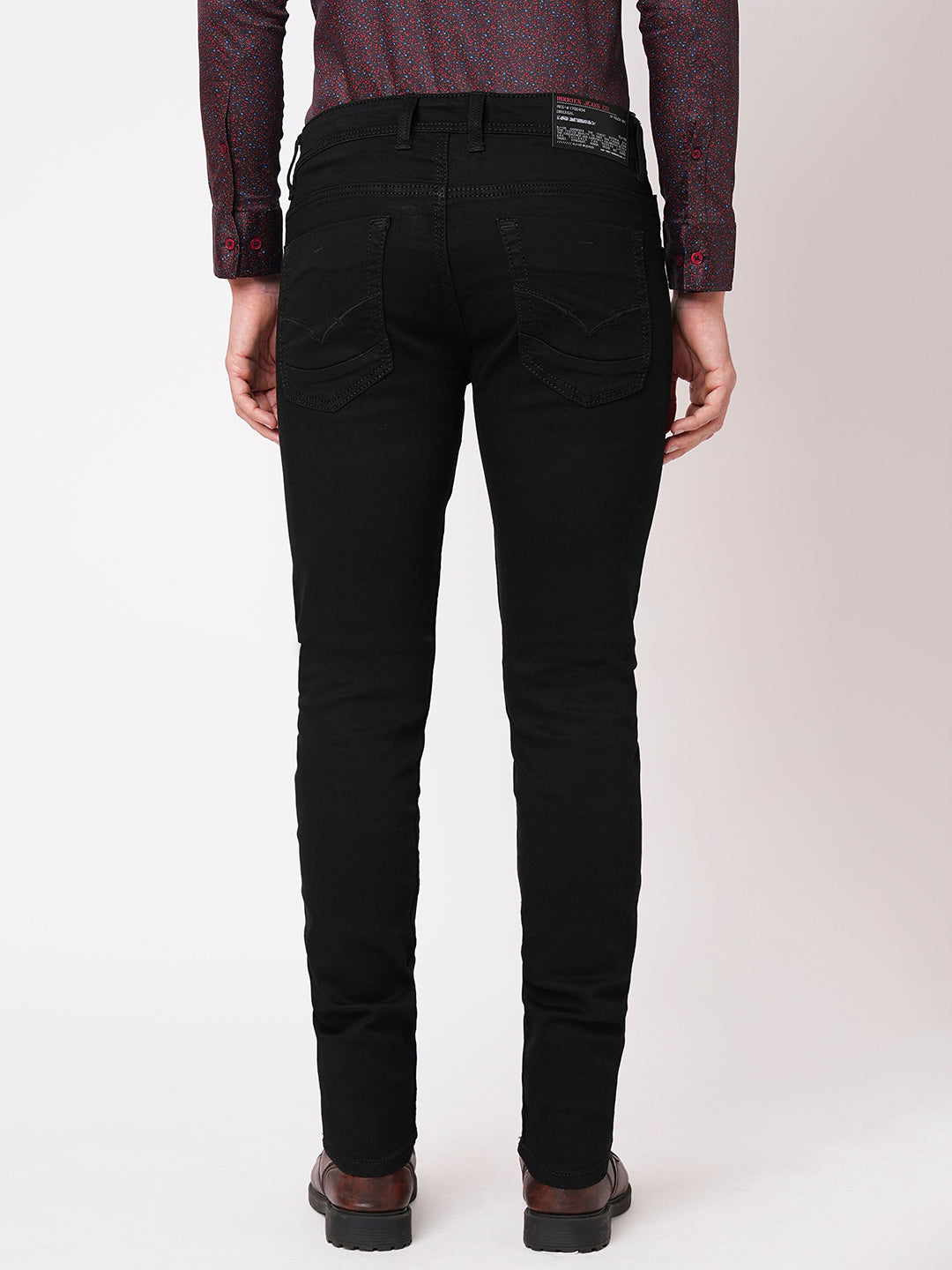 Black 5 Pocket Mid-Rise Jeans (Lennon)