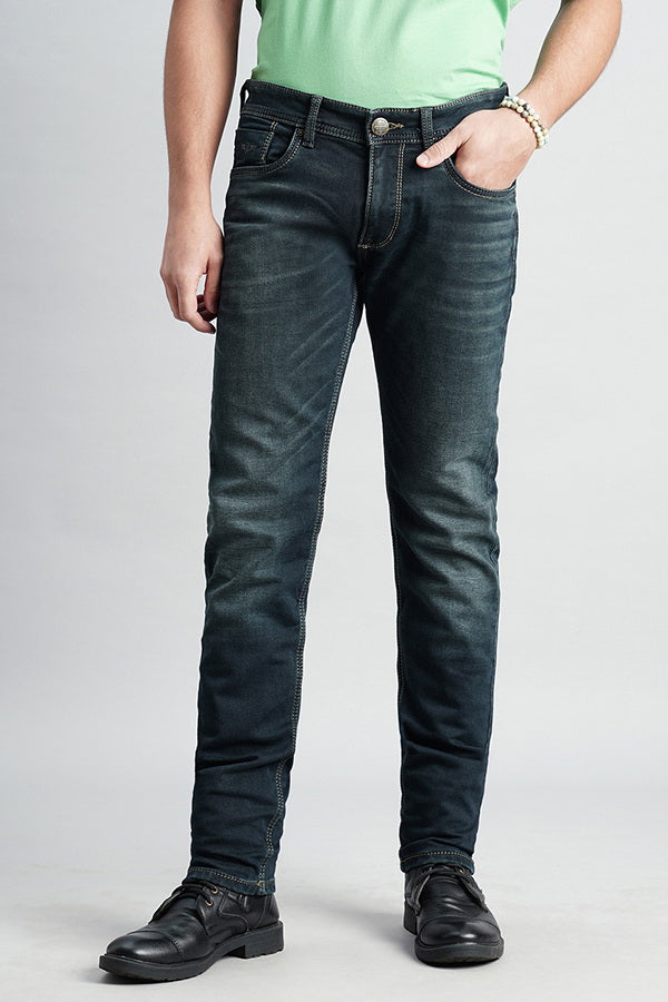 Dk Blue 5 Pocket Mid-Rise Jeans (Lennon Fit)