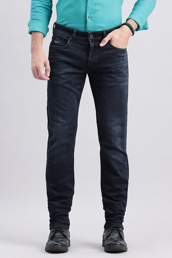 Dk Blue 5 Pocket Mid-Rise Jeans (Lennon Fit)