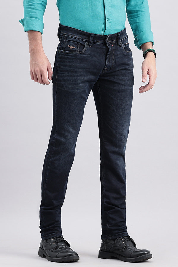 Dk Blue 5 Pocket Mid-Rise Jeans (Lennon Fit)