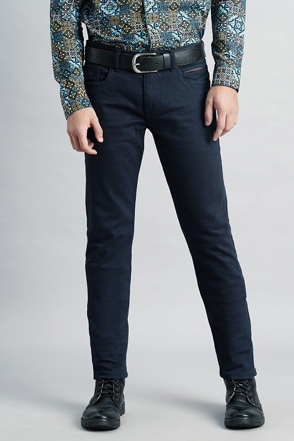 Dk Blue 5 Pocket Mid-Rise Jeans (Lennon Fit)