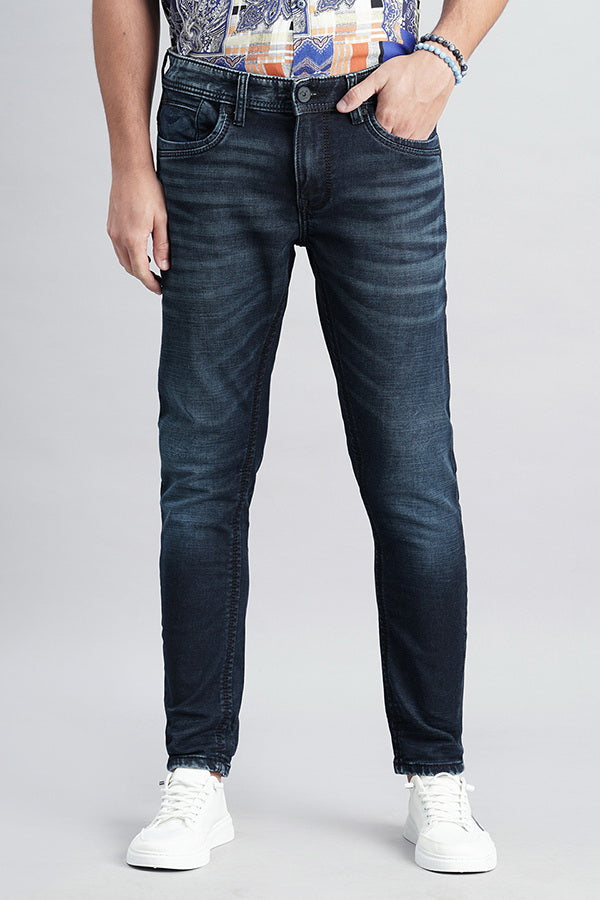 Dk Blue 5 Pocket Low-Rise Ankle Length Jeans (Springsteen Fit)