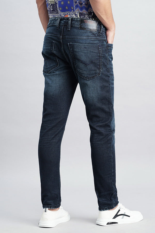 Dk Blue 5 Pocket Low-Rise Ankle Length Jeans (Springsteen Fit)