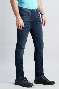 Dk Blue 5 Pocket Low-Rise Ankle Length Jeans (Springsteen Fit)
