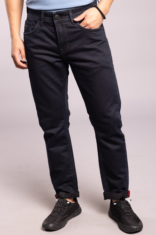 Dk Blue 5 Pocket Low-Rise Ankle Length Jeans