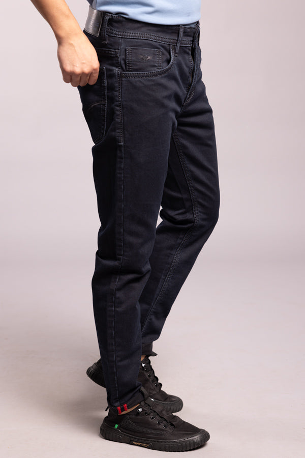 Dk Blue 5 Pocket Low-Rise Ankle Length Jeans