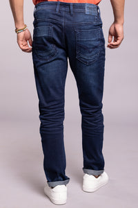 Dk Blue 5 Pocket Low-Rise Ankle Length Jeans