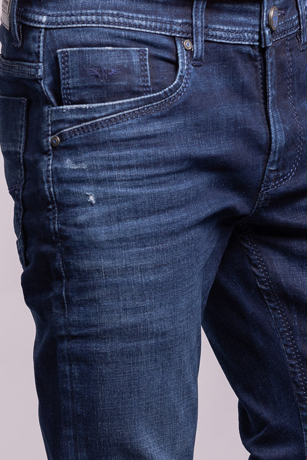 Dk Blue 5 Pocket Low-Rise Ankle Length Jeans