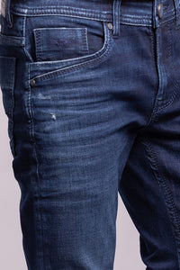 Dk Blue 5 Pocket Low-Rise Ankle Length Jeans