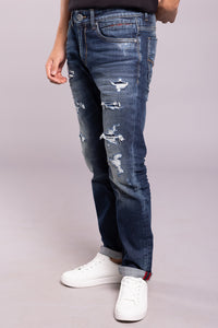 Dk Blue 5 Pocket Low-Rise Ankle Length Jeans