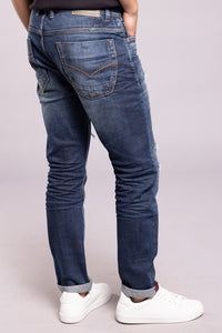 Dk Blue 5 Pocket Low-Rise Ankle Length Jeans