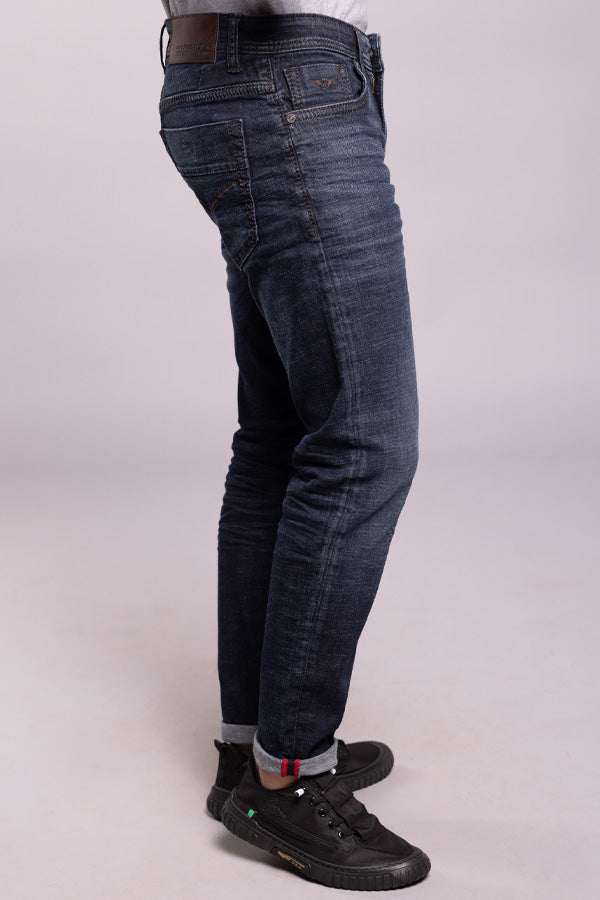 Dk Blue 5 Pocket Low-Rise Ankle Length Jeans