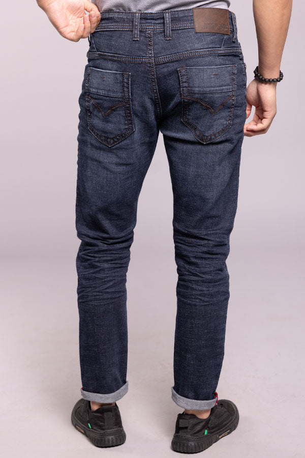 Dk Blue 5 Pocket Low-Rise Ankle Length Jeans