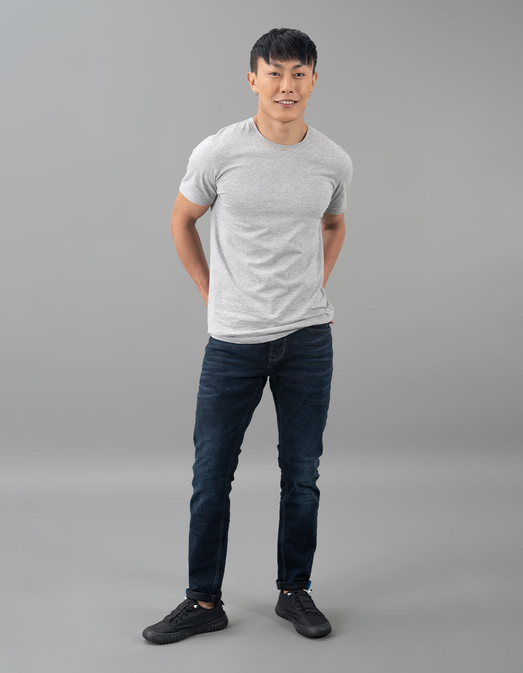 Dk Blue 5 Pocket Low-Rise Ankle Length Jeans