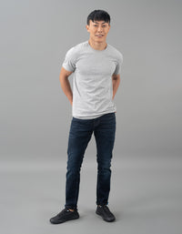 Dk Blue 5 Pocket Low-Rise Ankle Length Jeans