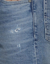 Lt Blue 5 Pocket Midrise Loose Fit Jeans