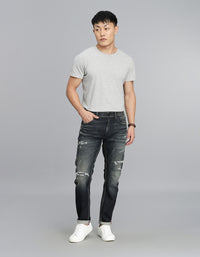 Dk Blue 5 Pocket Low-Rise Ankle Length Jeans