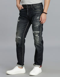 Dk Blue 5 Pocket Low-Rise Ankle Length Jeans