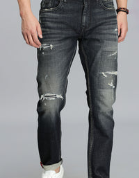Dk Blue 5 Pocket Low-Rise Ankle Length Jeans