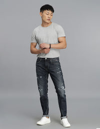Dk Blue 5 Pocket Low-Rise Ankle Length Jeans