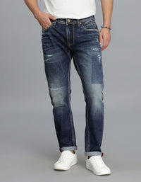Dk Blue 5 Pocket Low-Rise Ankle Length Jeans