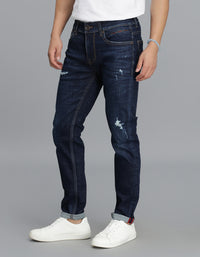 Dk Blue 5 Pocket Low-Rise Ankle Length Jeans