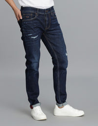 Dk Blue 5 Pocket Low-Rise Ankle Length Jeans