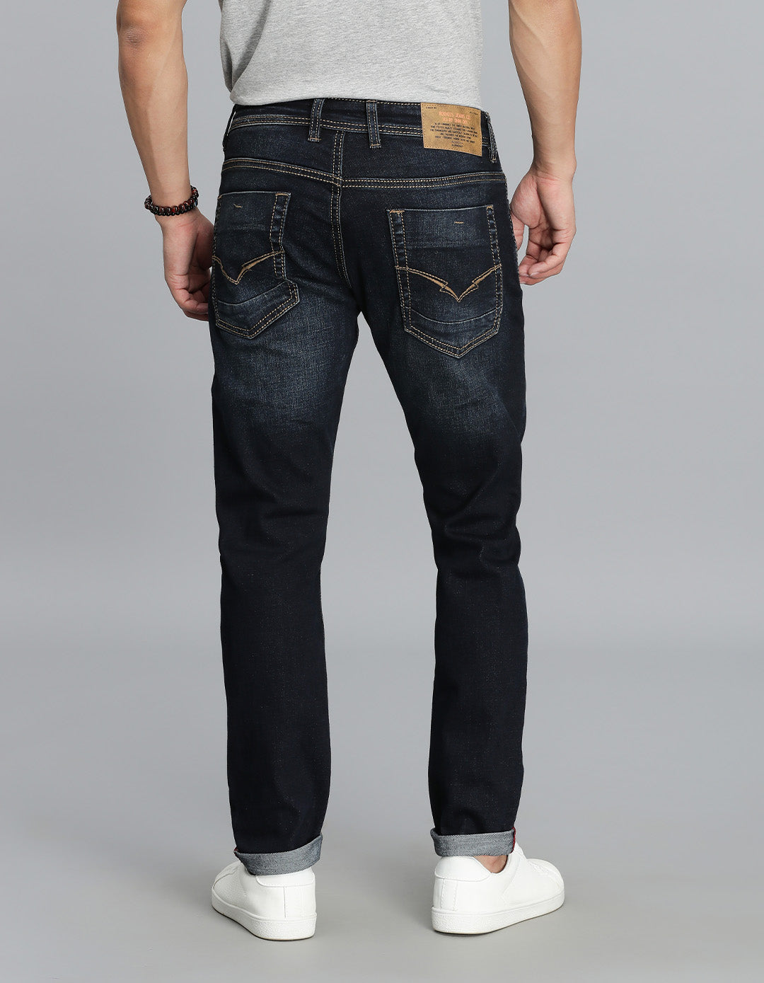 Dk Blue 5 Pocket Low-Rise Ankle Length Jeans