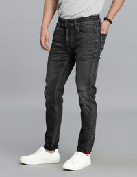 Charcoal 5 Pocket Low-Rise Ankle Length Jeans