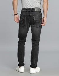 Charcoal 5 Pocket Low-Rise Ankle Length Jeans