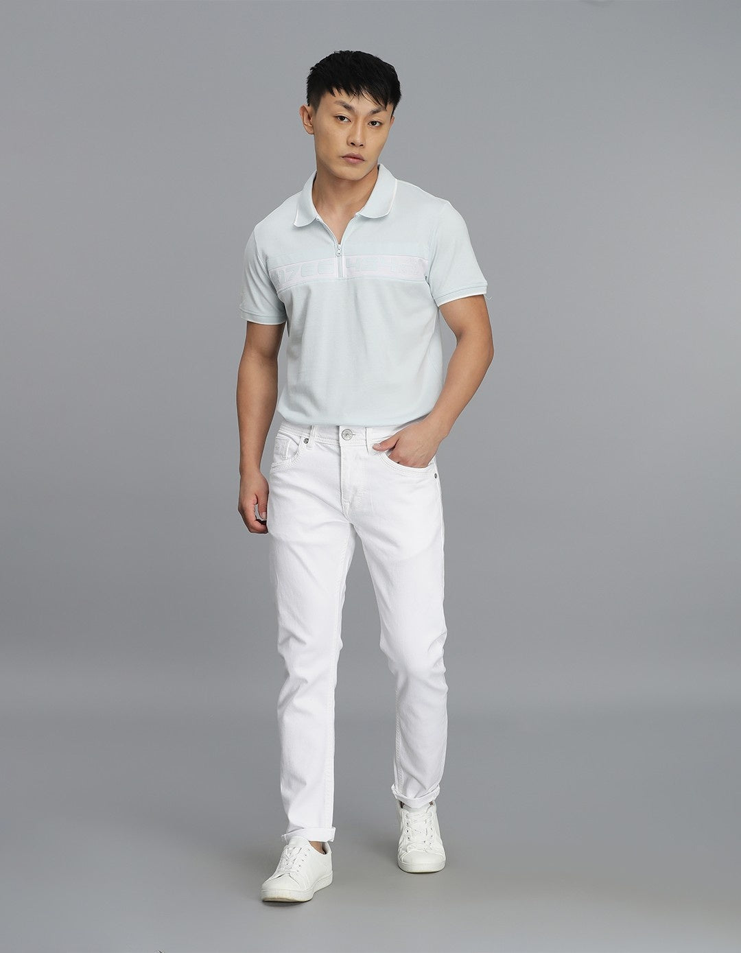 White 5 Pocket Low-Rise Ankle Length Jeans